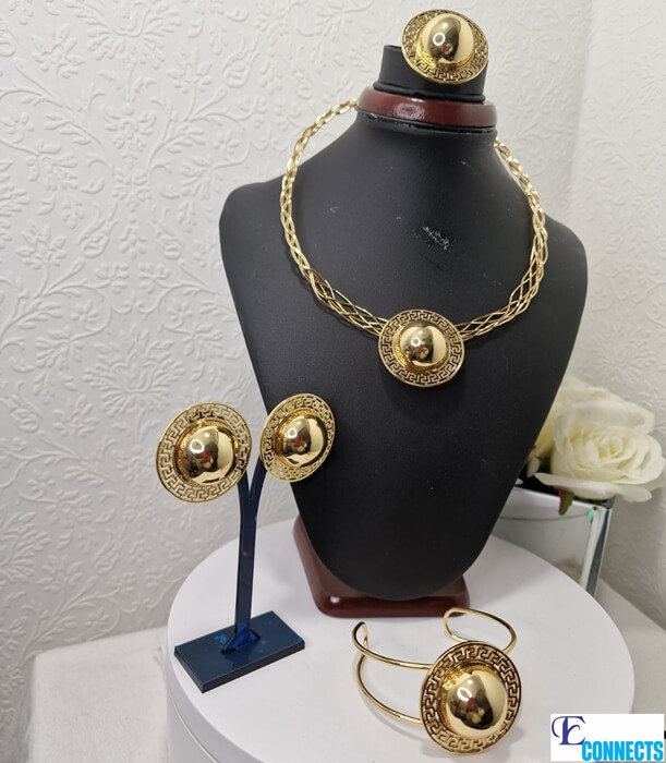 Trendy Dubai Gold Plated Jewelry Sets
